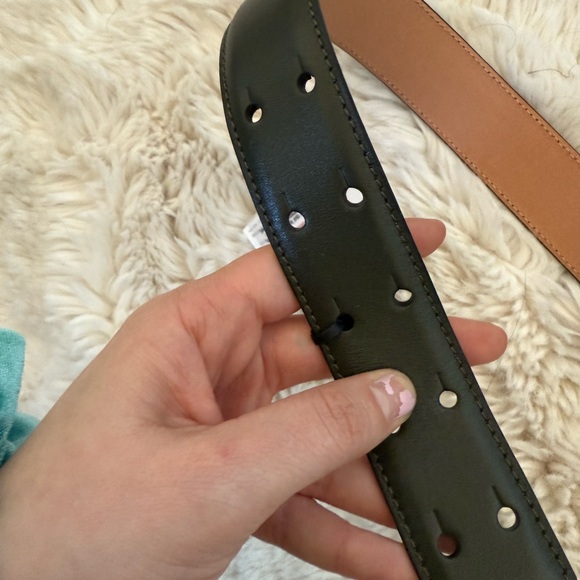 Green Leather Moschino Belt main image 6